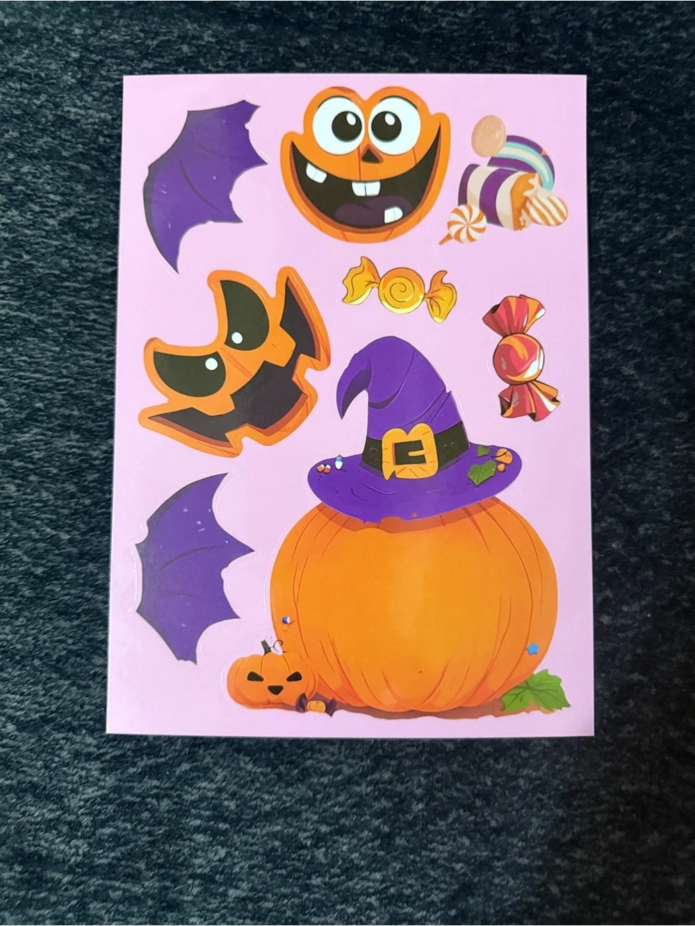 Make Your Own Halloween Face with Stickers